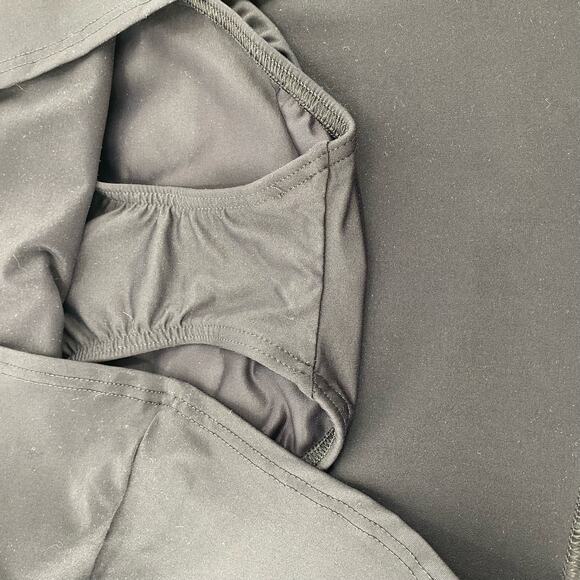 Lands End black skirt bikini bottom size 8 - Picture 4 of 5